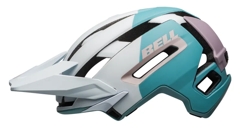 Bell Super Air R Mips MTB Full Face Helmet Matte/Gloss White/Purple-5