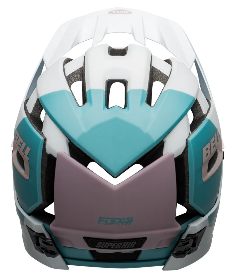 Bell Super Air R Mips MTB Full Face Helmet Matte/Gloss White/Purple-6