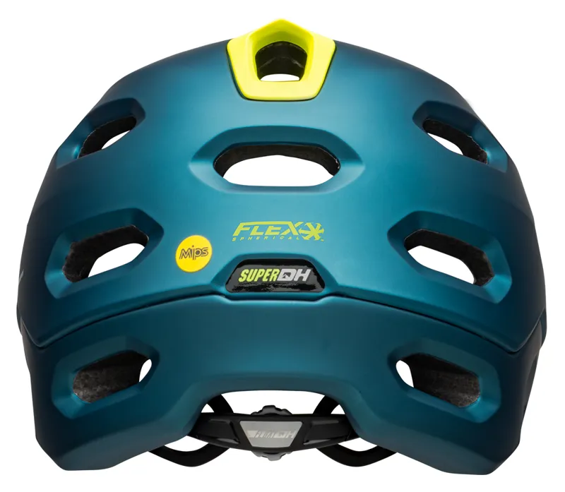 Bell Super DH Mips Full Face MTB Helmet Matte/Gloss Blue/Hi-Viz-6