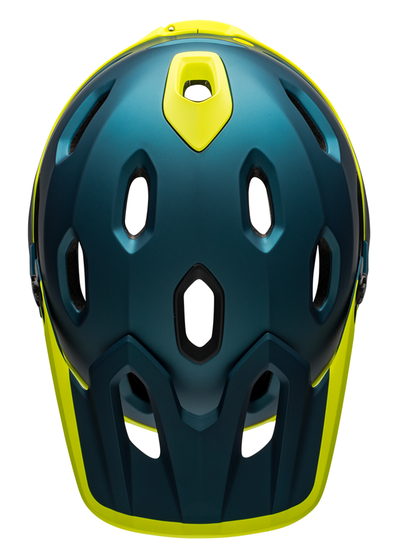 Bell Super DH Mips Full Face MTB Helmet Matte/Gloss Blue/Hi-Viz-5