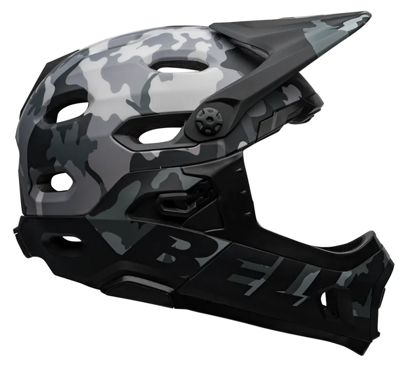 Bell Super DH Mips Full Face MTB Helmet Matte/Gloss Black Camo-2