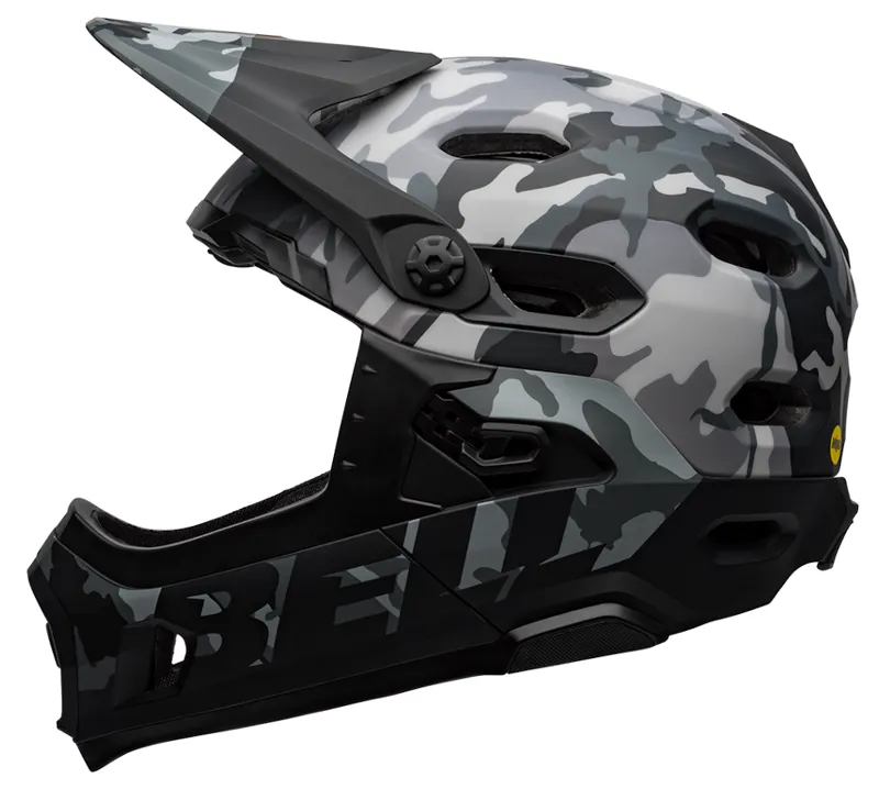 Bell Super DH Mips Full Face MTB Helmet Matte/Gloss Black Camo-3