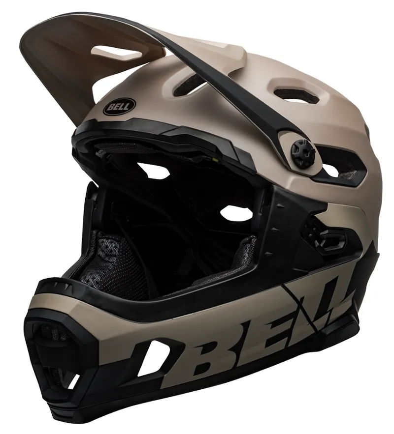 Bell Super DH Mips Full Face MTB Helmet Matte/Gloss Sand/Black-1