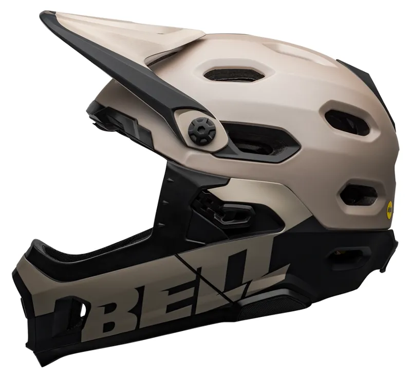 Bell Super DH Mips Full Face MTB Helmet Matte/Gloss Sand/Black-3