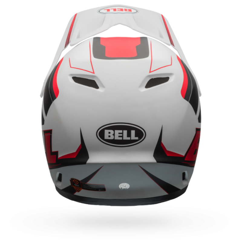 Bell Transfer-9 Full Face MTB Helmet White/Red-2