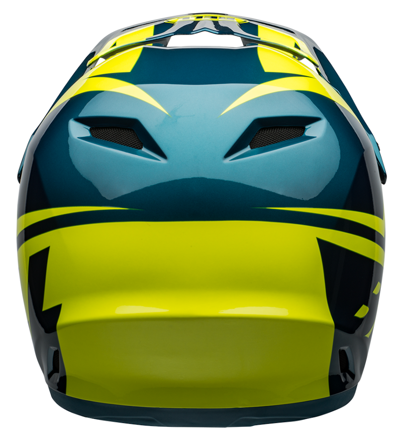 Bell Transfer MTB Full Face Helmet Slice Gloss Blue/Hi-Vis-3