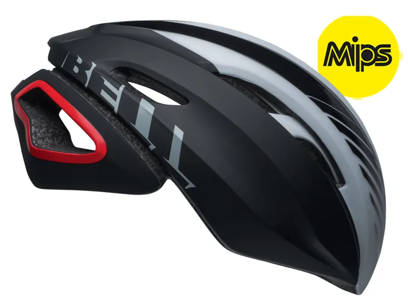 Bell Z20 Aero Mips Road Helmet Blower Matte/Gloss Black/White/Crimson-2