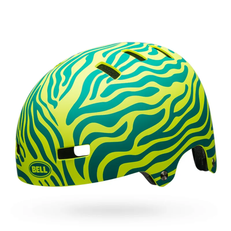 Bell Span Kids BMX Helmet Emerald/Zebra-1