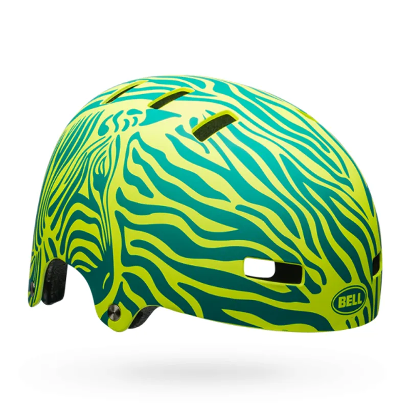 Bell Span Kids BMX Helmet Emerald/Zebra-3