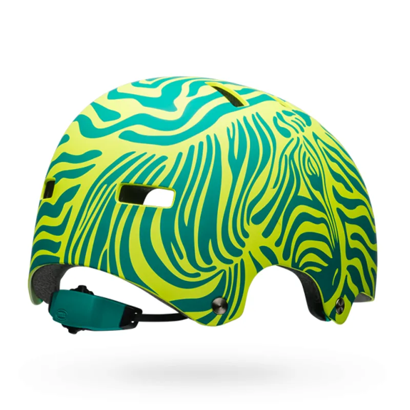 Bell Span Kids BMX Helmet Emerald/Zebra-5
