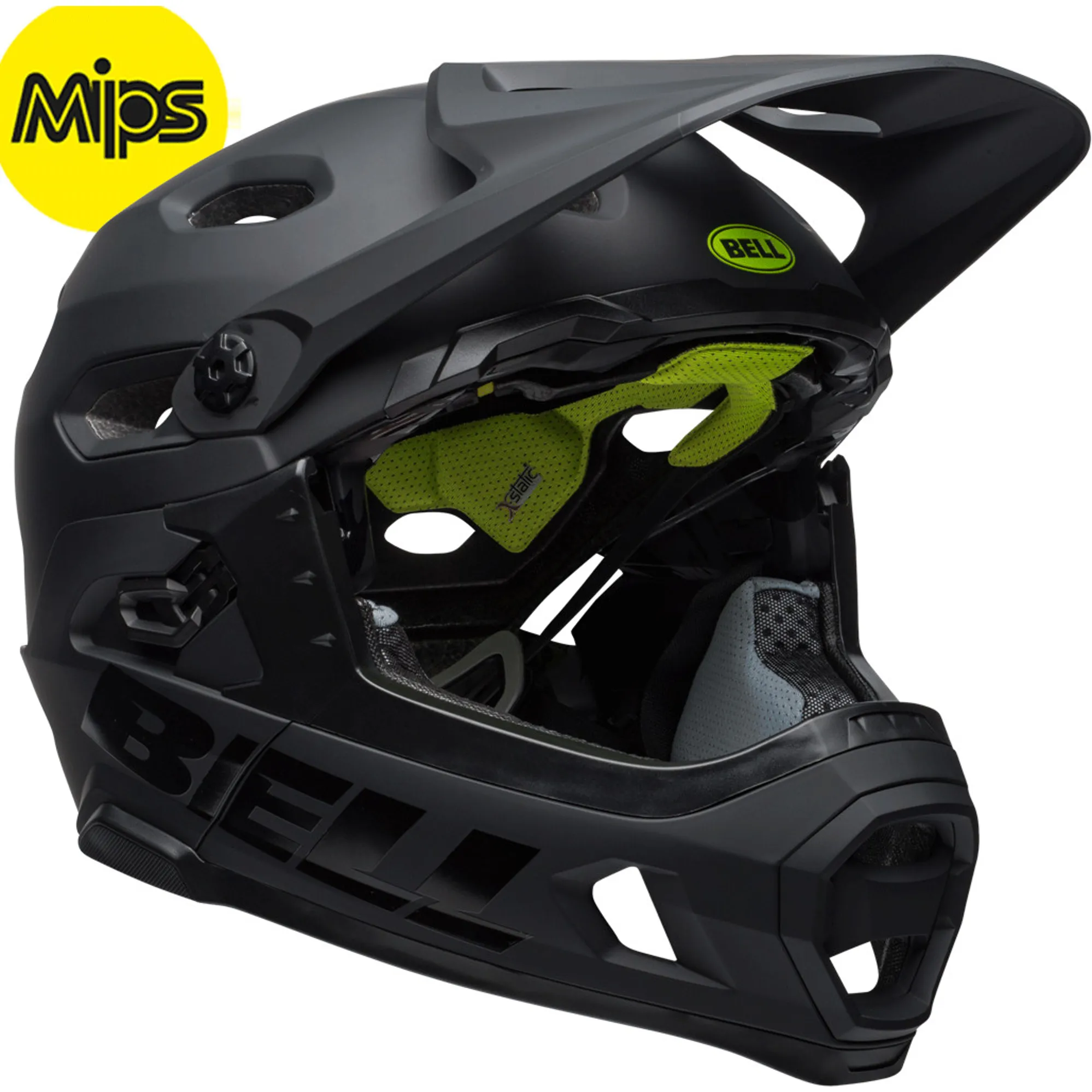 Motorcycle Helmets Bell Super 3r Mips Mtb Helmets With Removable