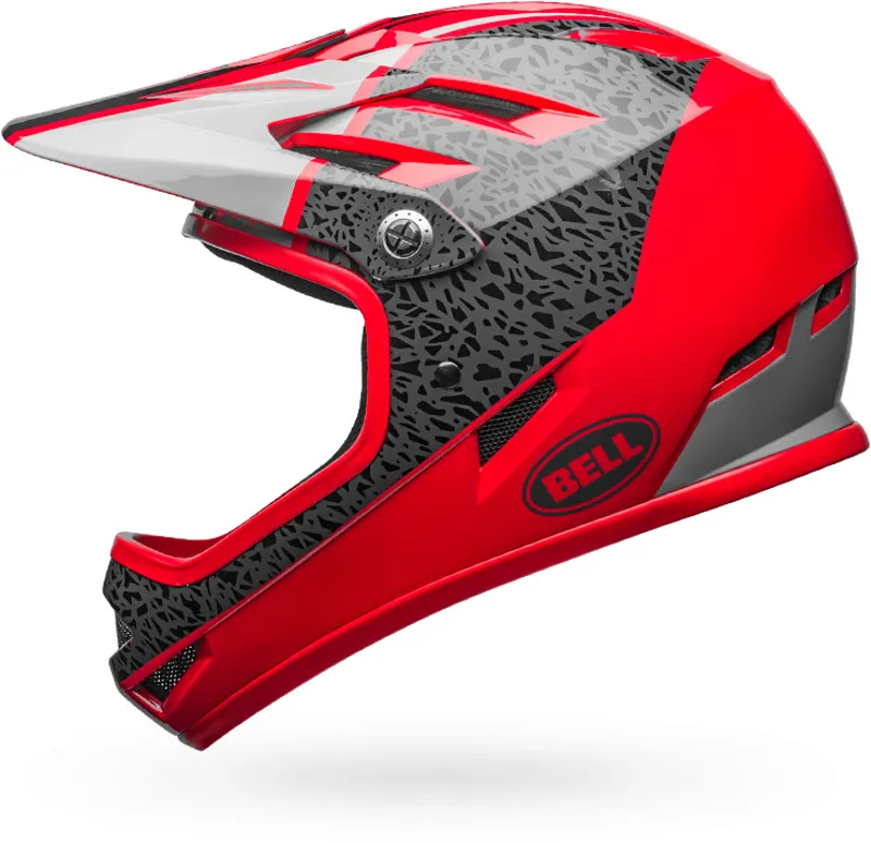 Bell Sanction Full Face MTB Helmet Red-2