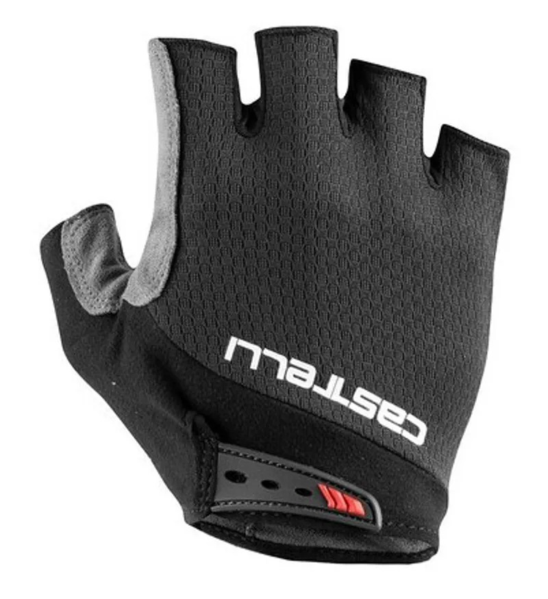 Castelli Entrata V Road Gloves With Pad Light Black-1