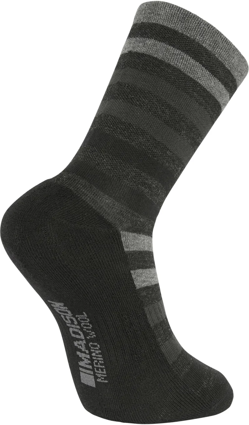 Madison Isoler Merino 3-Season Socks Black Fade-1