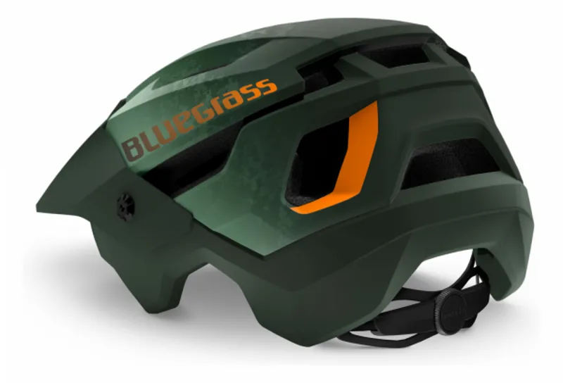 Bluegrass Rogue MTB Helmet Green/Orange-1