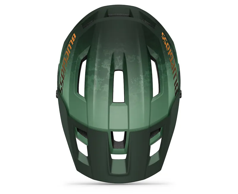 Bluegrass Rogue MTB Helmet Green/Orange-2