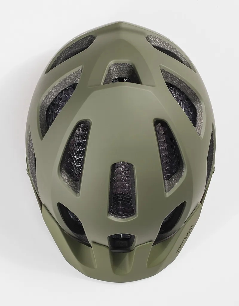 Bontrager Rally WaveCel MTB Helmet Matte Olive Grey/Roarange-5