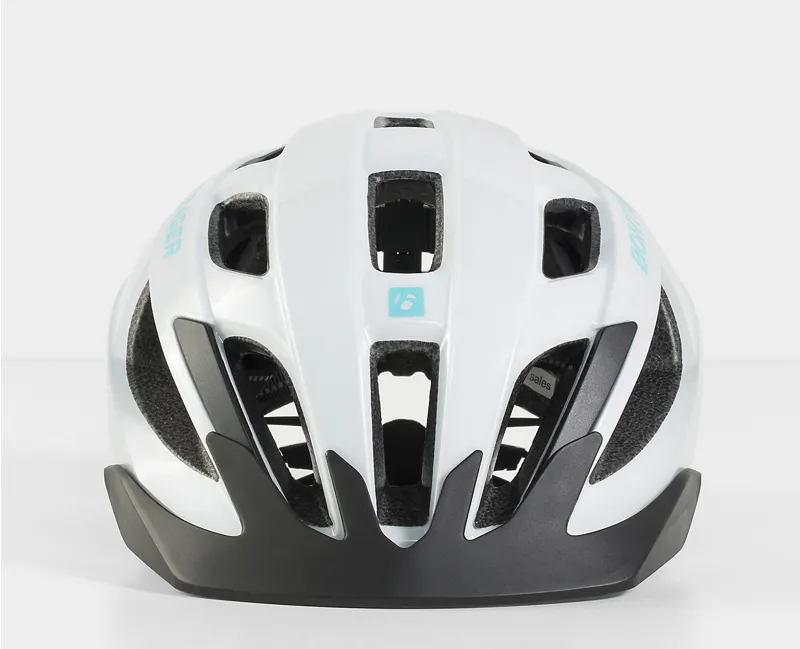 Bontrager Solstice Helmet White/Miami Green-2