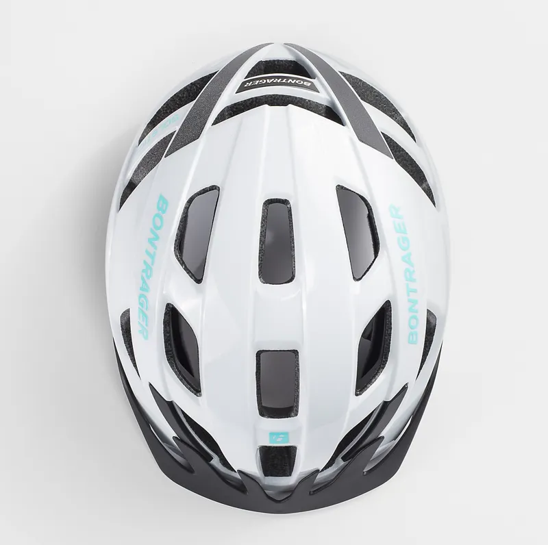 Bontrager Solstice Helmet White/Miami Green-4