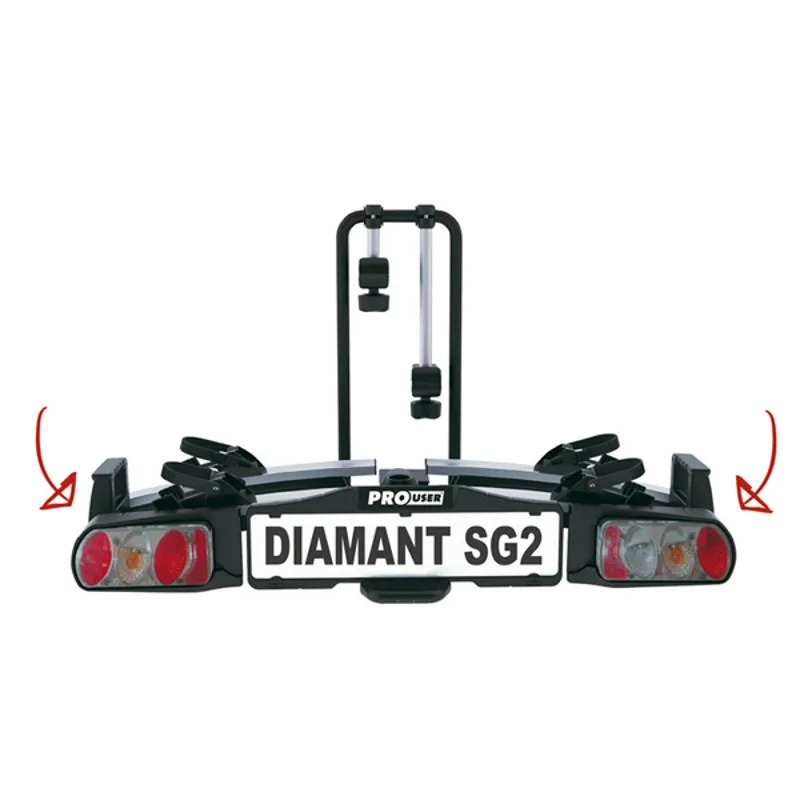 Bornactive Towingball Diamant Bike Carrier SG2 2 Bike Capacity-1