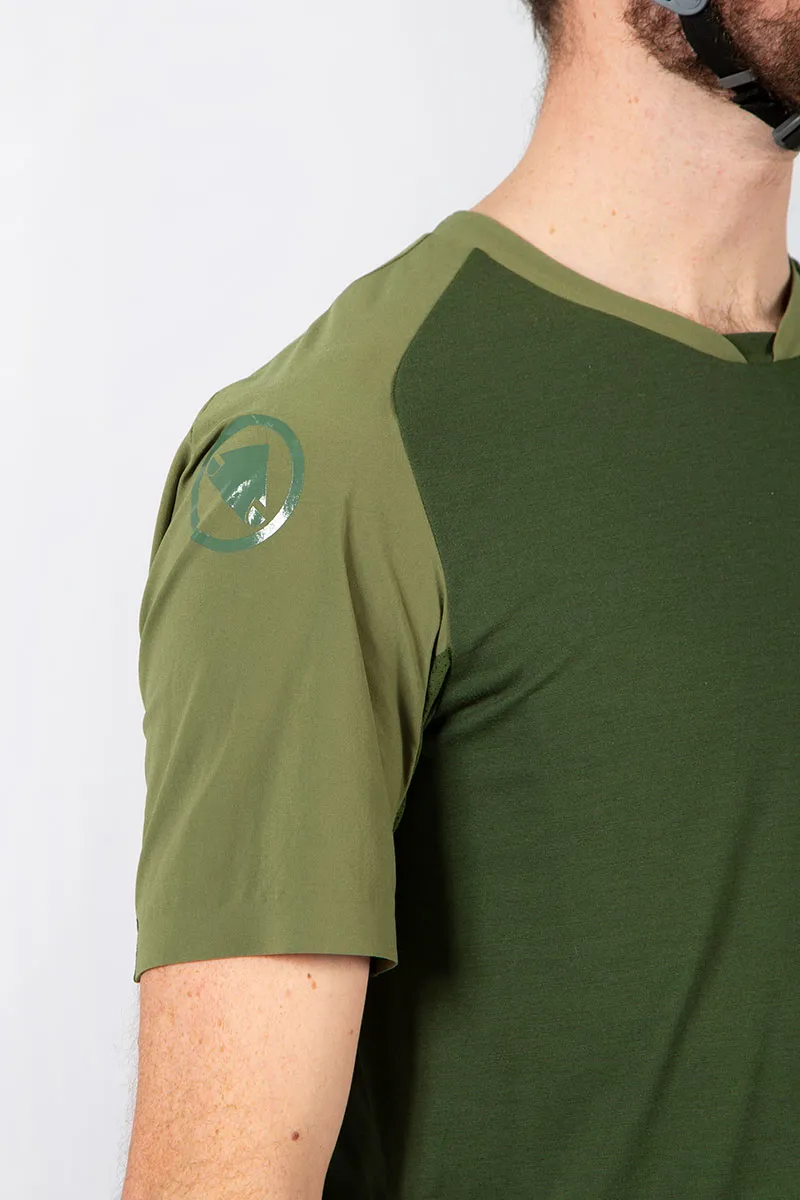 Endura GV500 Foyle SS Road Tee Olive Green -4