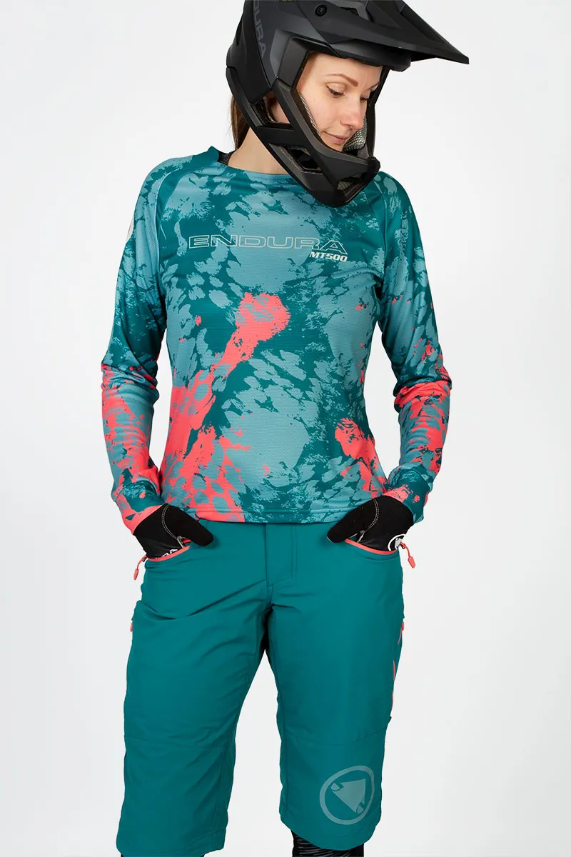 Endura SingleTrack Womens MTB Shorts II Black -2