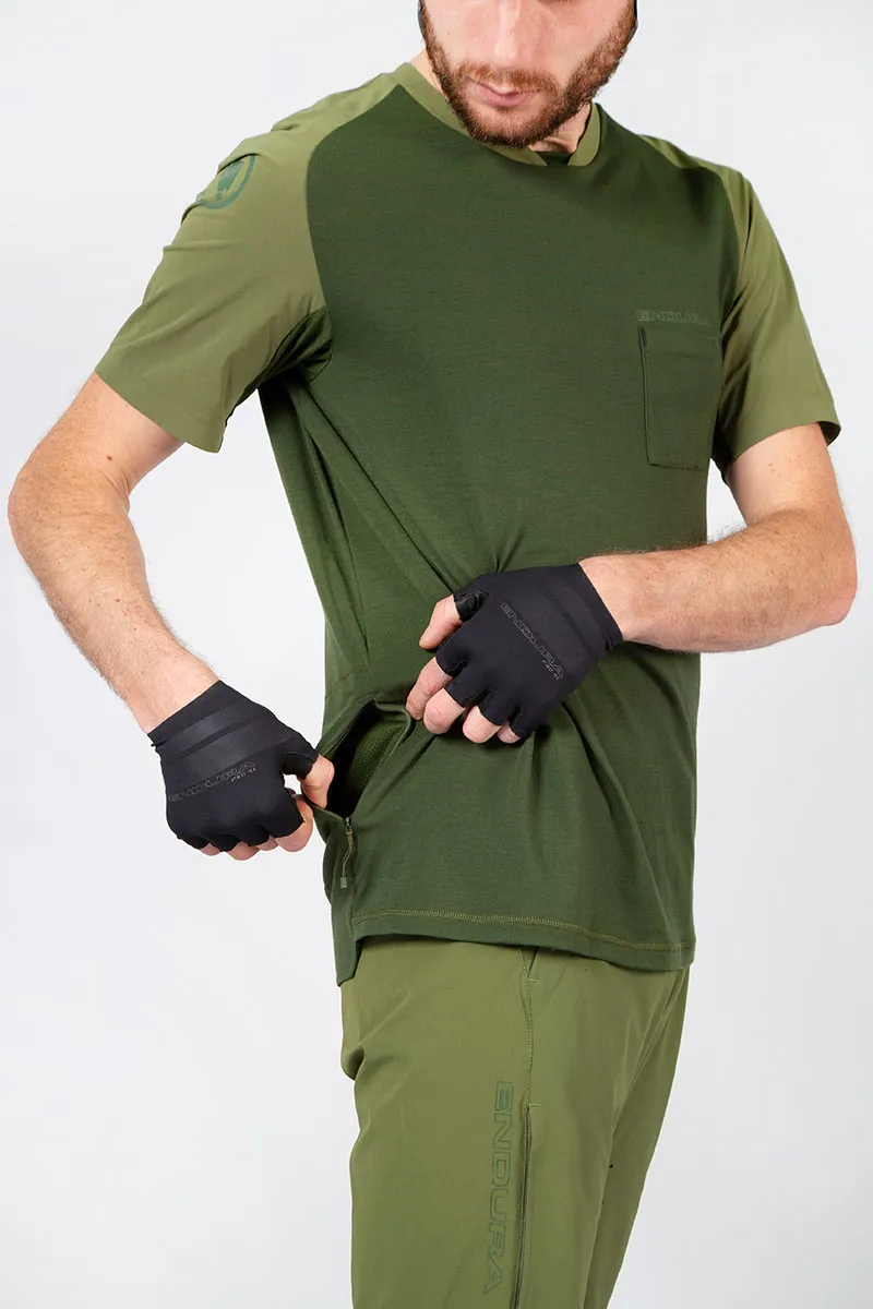 Endura GV500 Foyle SS Road Tee Olive Green -2