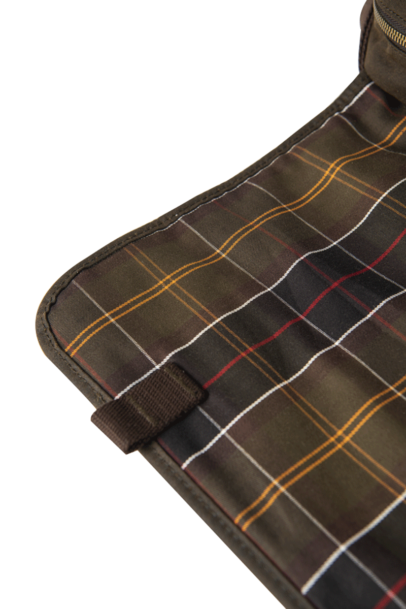 Brompton Barbour Wax City Bag + Frame Olive-6