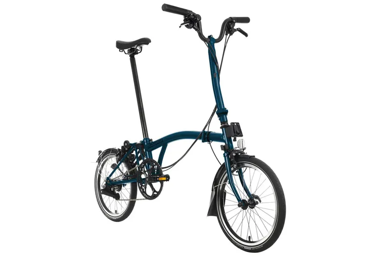 Brompton C Line 6Speed High Folding Bike 2023 Ocean Blue-1