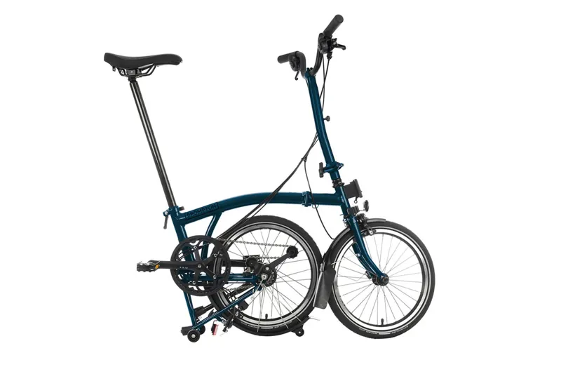 Brompton C Line 6Speed High Folding Bike 2023 Ocean Blue-2