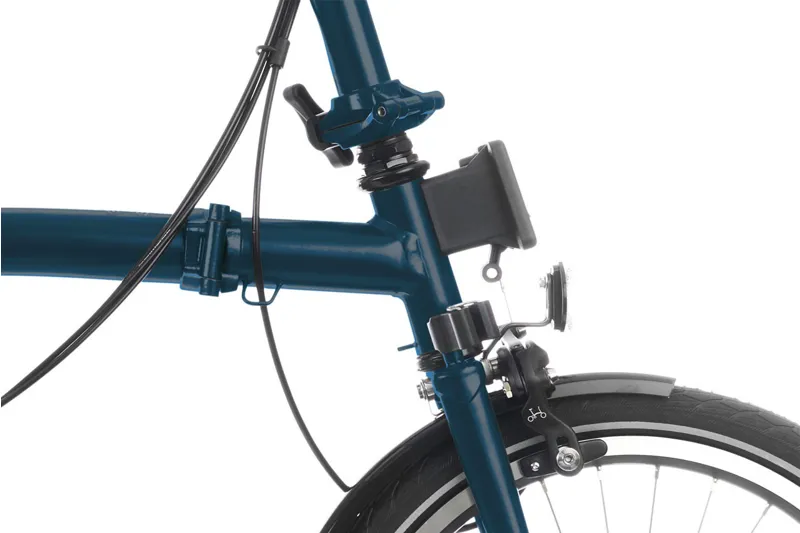 Brompton C Line 6Speed High Folding Bike 2023 Ocean Blue-5