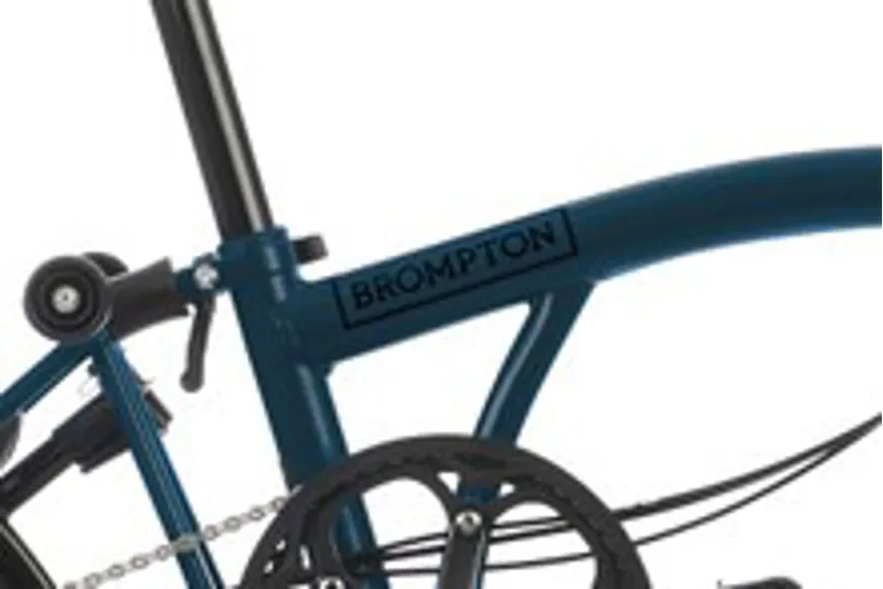 Brompton C-Line Explore Low Folding Bike 2023 Ocean Blue-3