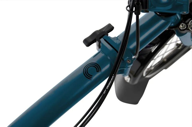 Brompton C-Line Explore Low Folding Bike 2023 Ocean Blue-4