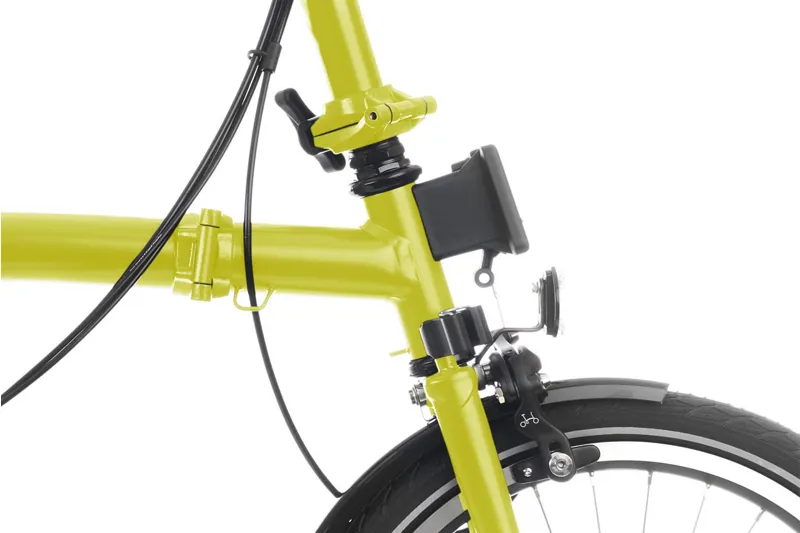 Brompton C-Line Explore Low Folding Bike 2023 Yuzu Lime-5