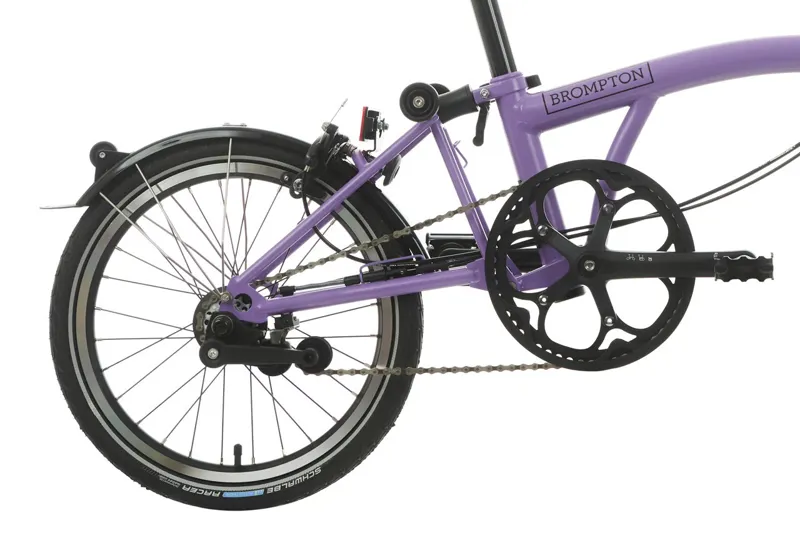 Brompton C-Line Explore Mid Folding Bike 2024 Pop Lilac-2