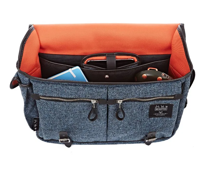 Brompton Game Bag Storm Grey Tweed-1