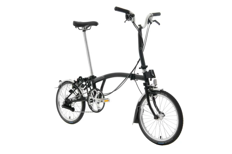 Brompton M6L Folding Bike 2021 Black-2