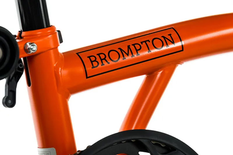 Brompton M6L Folding Bike 20in Wheel 2020 Matt Orange-1