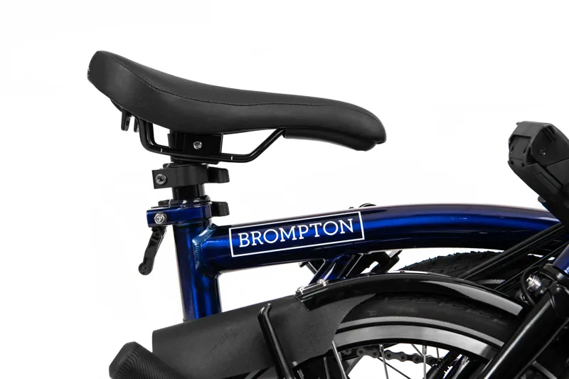 Brompton M6LU Folding Electric Bike 2021 Blue Laquer-8
