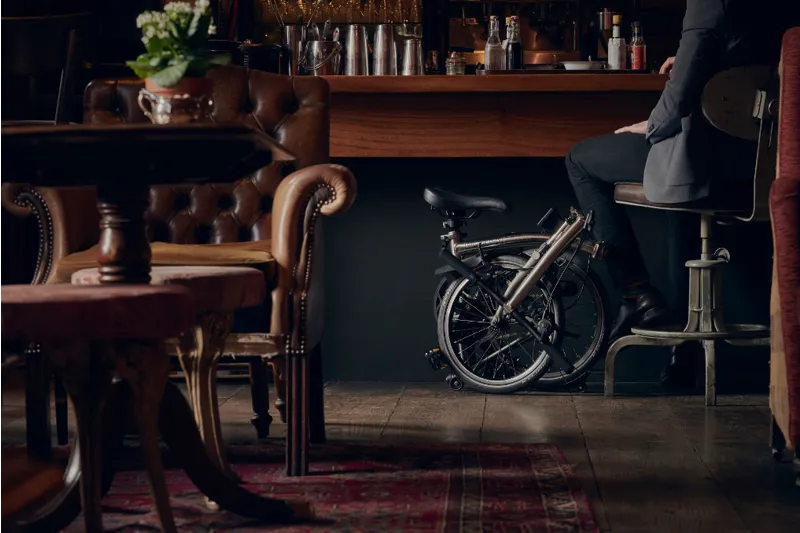 Brompton M6R Folding Bike Nickel Edition-9