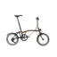 Brompton P-Line Explore 12 Spd Low Folding Bike 2024 Bronze Sky
