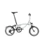 Brompton P-Line Explore 12 Spd Low Folding Bike 2024 Lunar Ice