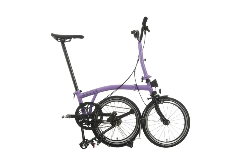Brompton P-Line Explore Mid 12 Speed Folding Bike 2024 Pop Lilac-1
