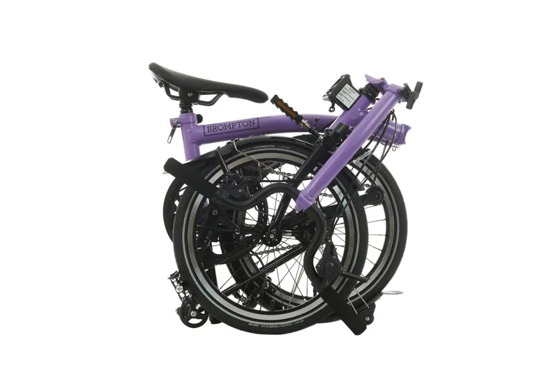 Brompton P-Line Explore Mid 12 Speed Folding Bike 2024 Pop Lilac-2