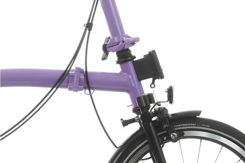 Brompton P-Line Explore Mid 12 Speed Folding Bike 2024 Pop Lilac-3