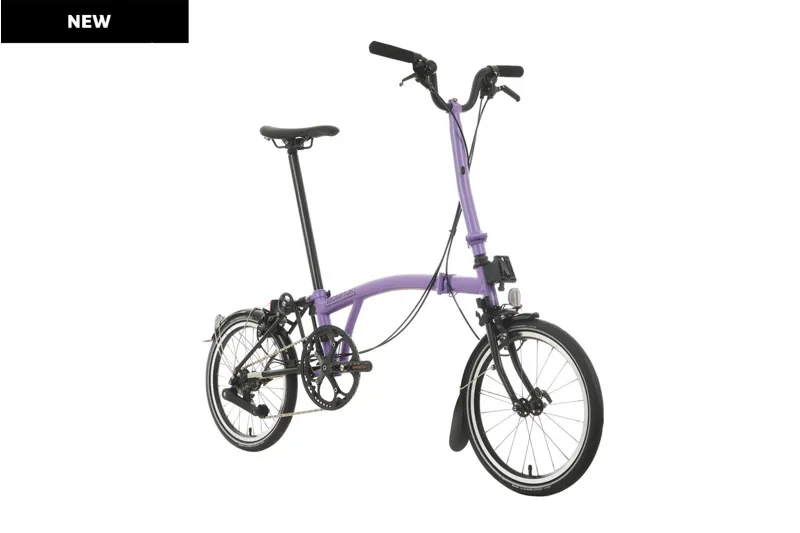 Brompton P-Line Urban High 4 Speed Folding Bike Pop Lilac-5