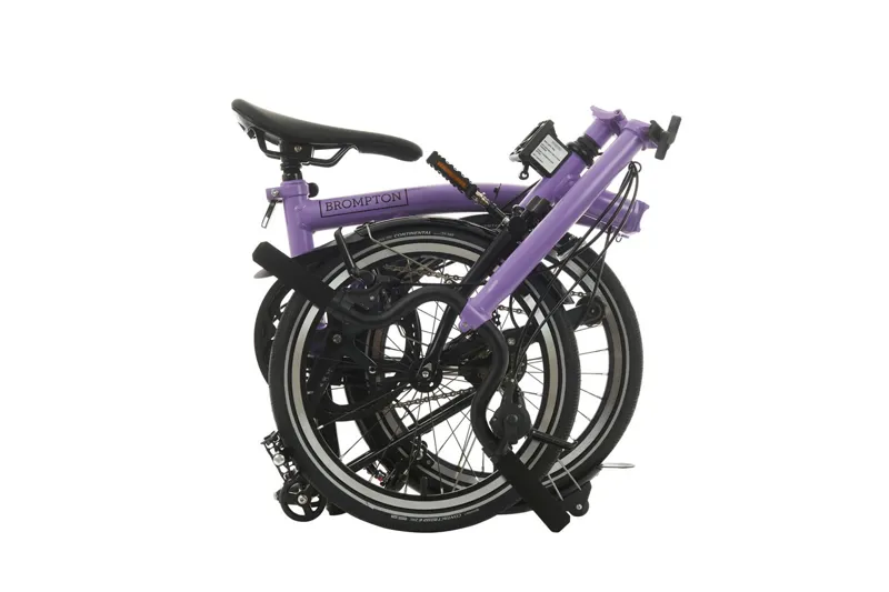 Brompton P-Line Urban High 4 Speed Folding Bike Pop Lilac-2