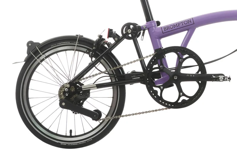 Brompton P-Line Urban High 4 Speed Folding Bike Pop Lilac-4