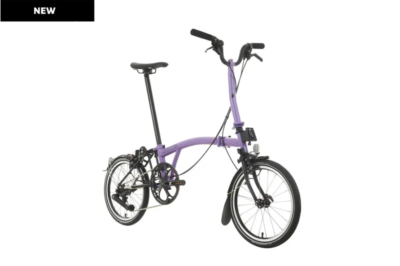 Brompton P-Line Urban Mid 4 Speed Folding Bike Pop Lilac-5