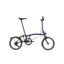 Brompton P-Line Urban Mid Folding Bike 2024 Bolt Blue Laquer